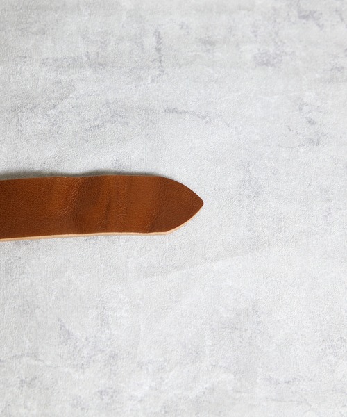８(eight)（エイト）の「ITALY LEATHER 40ｍｍオーバルバックルレザーベルト（ベルト・メンズ・ブラック/ブラウン・FREE）」の11枚目の写真