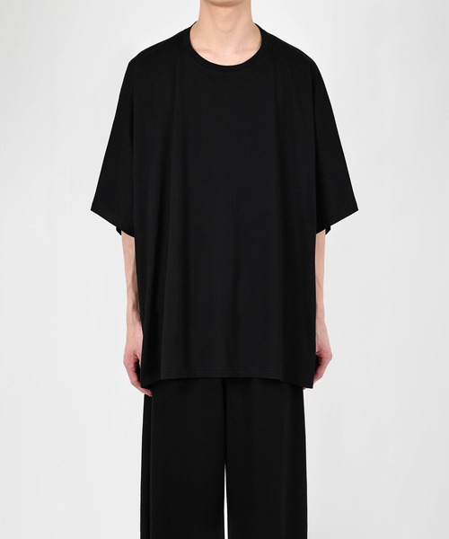 LAD MUSICIAN（ラッドミュージシャン）の「FRENCH SLEEVE BIG T-SHIRT（Tシャツ/カットソー・メンズ・ブラック/ホワイト・FREE）」の4枚目の写真