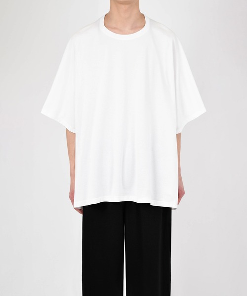 LAD MUSICIAN（ラッドミュージシャン）の「FRENCH SLEEVE BIG T-SHIRT（Tシャツ/カットソー・メンズ・ブラック/ホワイト・FREE）」の3枚目の写真