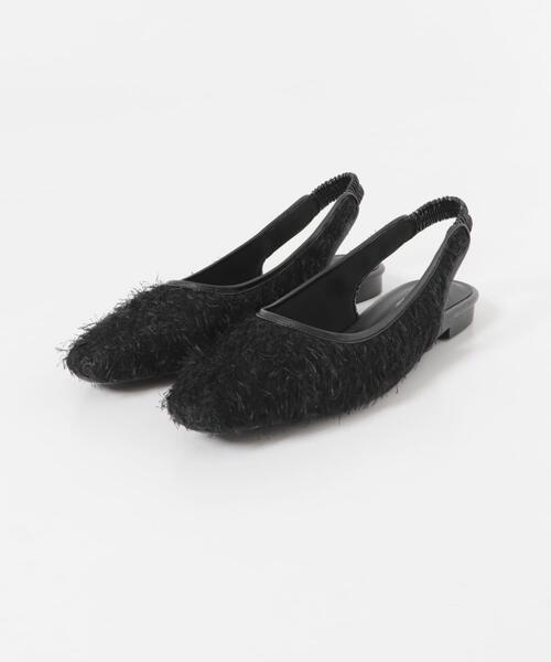 RODE SKO（ロデスコ）の「『MADE IN JAPAN』ヘアリーバックストラップミュール（その他シューズ・レディース・ベージュ/ブラック・36/37/38）」の11枚目の写真