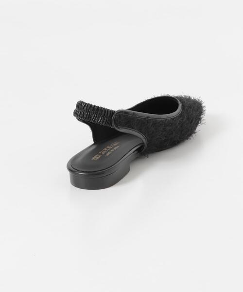 RODE SKO（ロデスコ）の「『MADE IN JAPAN』ヘアリーバックストラップミュール（その他シューズ・レディース・ベージュ/ブラック・36/37/38）」の13枚目の写真