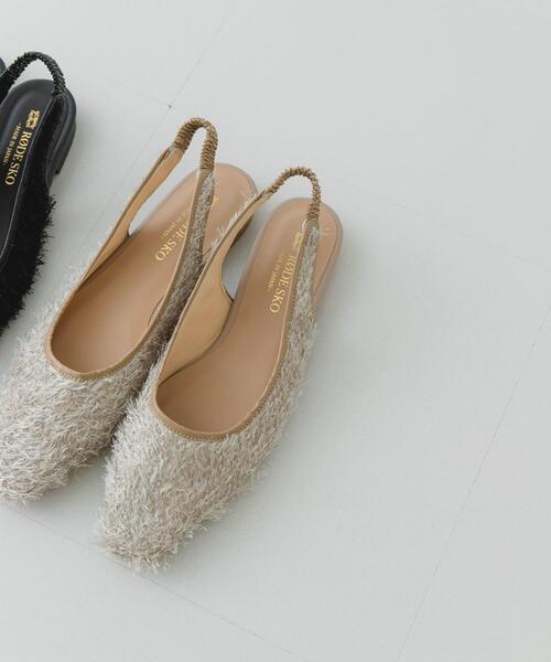 RODE SKO（ロデスコ）の「『MADE IN JAPAN』ヘアリーバックストラップミュール（その他シューズ・レディース・ベージュ/ブラック・36/37/38）」の22枚目の写真