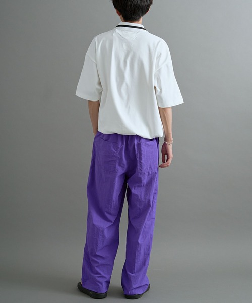 CRAFT STANDARD BOUTIQUE(クラフトスタンダードブティック)の「接触冷感/UVカット/軽量 襟付きゲームTEE(Tシャツ/カットソー・メンズ・ブラック/ホワイト・M/L/XL)」の15枚目の写真