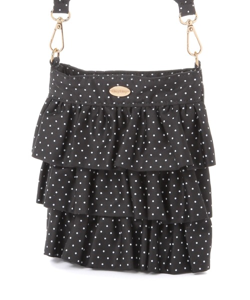 tiny tiny（ティニーティニー）の「フリルギャザーショルダーバッグ[tiny tiny(ティニーティニー)]（ショルダーバッグ・レディース・ブラック/その他1/グリーン・0）」の19枚目の写真