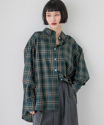 LOWRYS FARM | アソートチェックＢＩＧシャツ  525629(シャツ/ブラウス)