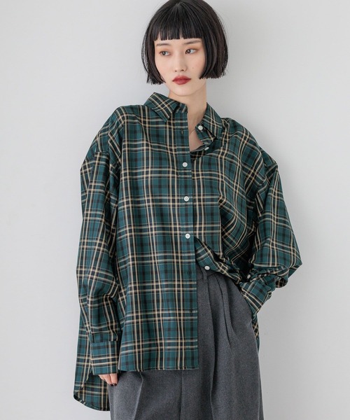 ZOZOhome出品 セール】ドット柄ノーカラーブラウス（シャツ/ブラウス）｜ReRe