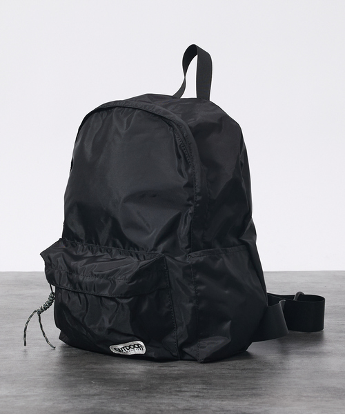 OUTDOOR PRODUCTS(アウトドアプロダクツ)の「【OUTDOOR PRODUCTS / アウトドアプロダクツ】one shoulder/ワンショルダーバックパック大/ユニセックス/251115(バックパック/リュック・メンズ・ブラック/ベージュ・フリー)」の9枚目の写真