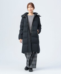 美品　JNBY ジェイエヌビーワイ　センソユニコ　ダウンコート　ロング　ブルー 美品 JNBY ジェイエヌビーワイ センソユニコ ダウンコート