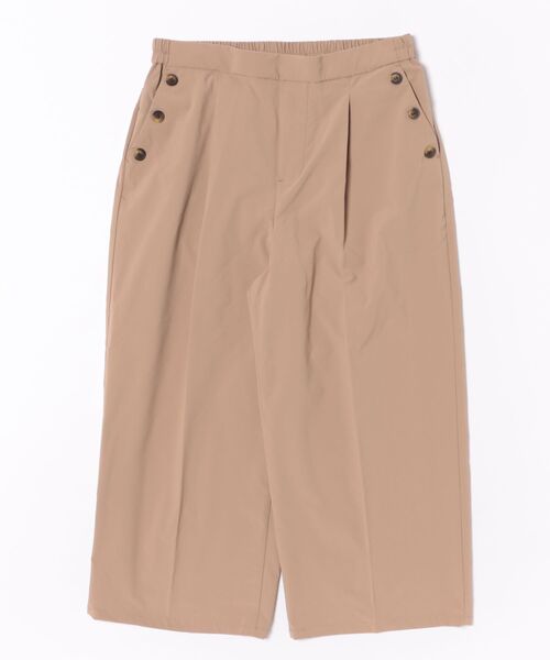 BELLUNA PLUS(ベルーナ)の「サラもちライト快適ワイドパンツ55丈(その他パンツ・レディース・ブラック/カーキ/テラコッタ/ベージュ・SMALL/MEDIUM/X-LARGE/LARGE)」の3枚目の写真