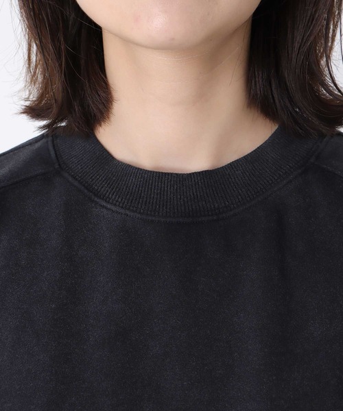 Three Four Time(スリーフォータイム)の「カットオフ裏毛プルオーバーオリジナル(Tシャツ/カットソー・レディース・ブラック/キャメル・FREE)」の17枚目の写真
