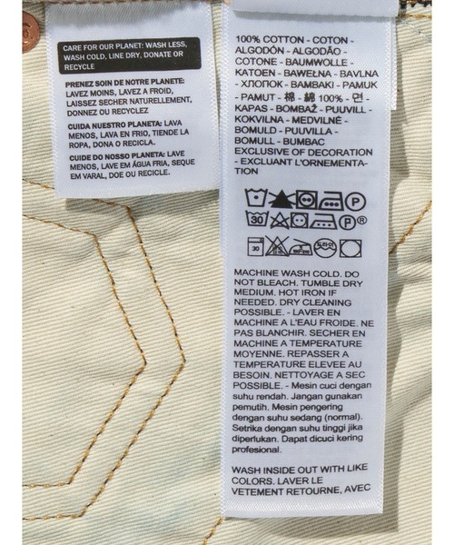 Levi's(リーバイス)の「Levi's/リーバイス BLUETAB(TM) DROP バレルジーンズ ダークインディゴ(デニムパンツ・レディース・ダークインディゴブルー・23inch/24inch/25inch/26inch/27inch/28inch)」の12枚目の写真