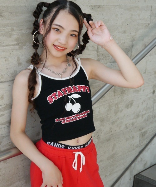 RandS（ランズ）の「チェリーpt配色キャミ（キャミソール）」 - WEAR