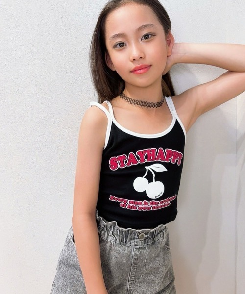 RandS（ランズ）の「チェリーpt配色キャミ（キャミソール）」 - WEAR