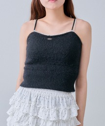 OLIVE des OLIVE | 胸レースニットキャミ(キャミソール)