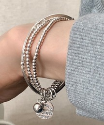 Vipoa（ヴィポア）の「タグ付き三連ブレスレット（ブレスレット）」