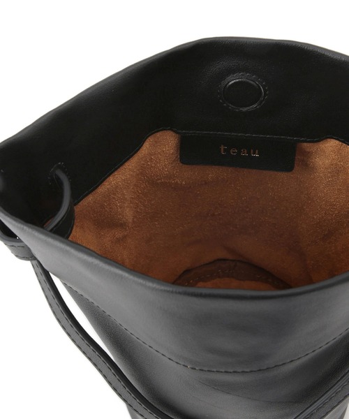 ROPE'(ロペ)の「【teau・牛革・マルチWAY】panier vine shoulder bag/持ち手長さ調整可能(ハンドバッグ・レディース・キャメル/ピンク/グレー/イエロー/ブラック・FREE)」の18枚目の写真