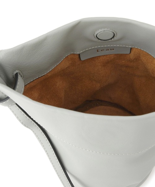 ROPE'(ロペ)の「【teau・牛革・マルチWAY】panier vine shoulder bag/持ち手長さ調整可能(ハンドバッグ・レディース・キャメル/ピンク/グレー/イエロー/ブラック・FREE)」の20枚目の写真