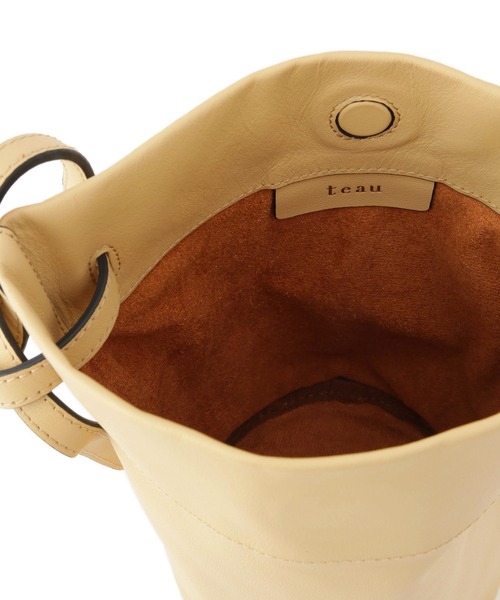 ROPE'(ロペ)の「【teau・牛革・マルチWAY】panier vine shoulder bag/持ち手長さ調整可能(ハンドバッグ・レディース・キャメル/ピンク/グレー/イエロー/ブラック・FREE)」の22枚目の写真