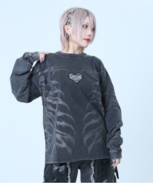 CRIMSON GHOST LS(クリムゾン ゴースト LS)ビッグシルエット クルーネック プリント ロンT
