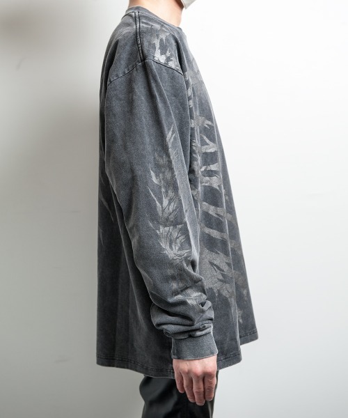 BACKSTAGE PASS(バックステージパス)の「CRIMSON GHOST LS(クリムゾン ゴースト LS)ビッグシルエット クルーネック プリント ロンT(Tシャツ/カットソー・メンズ・ブラック/ダークグレー/ホワイト系その他・FREE)」の17枚目の写真