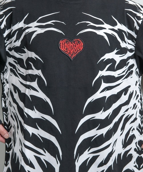 BACKSTAGE PASS(バックステージパス)の「CRIMSON GHOST LS(クリムゾン ゴースト LS)ビッグシルエット クルーネック プリント ロンT(Tシャツ/カットソー・メンズ・ブラック/ダークグレー/ホワイト系その他・FREE)」の13枚目の写真