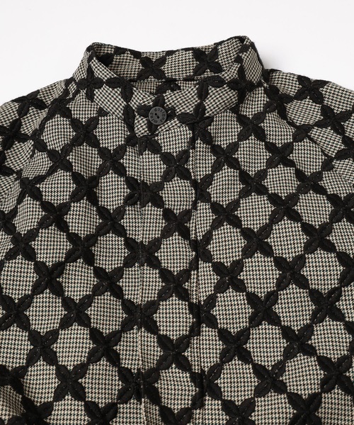 mintdesigns(ミントデザインズ)の「MIX CHECK LITTLE JACKET(ブルゾン・レディース・ホワイト/ブラック・ONESIZE)」の11枚目の写真