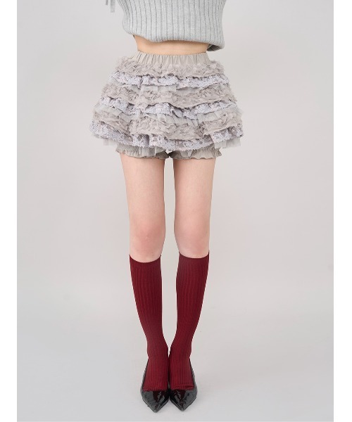 ランダムフリルニットセットアップ（セットアップ）｜Darich