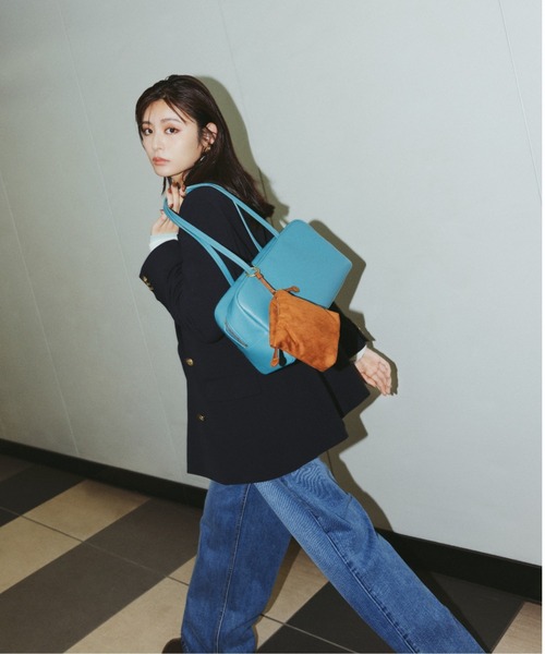 金釦ダブルブレストロングブレザー（テーラードジャケット）｜Mila