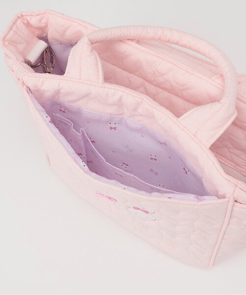 メゾピアノママ】ウサギアップリケ2wayトートバッグ