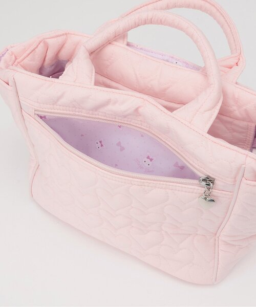 メゾピアノママ】ウサギアップリケ2wayトートバッグ