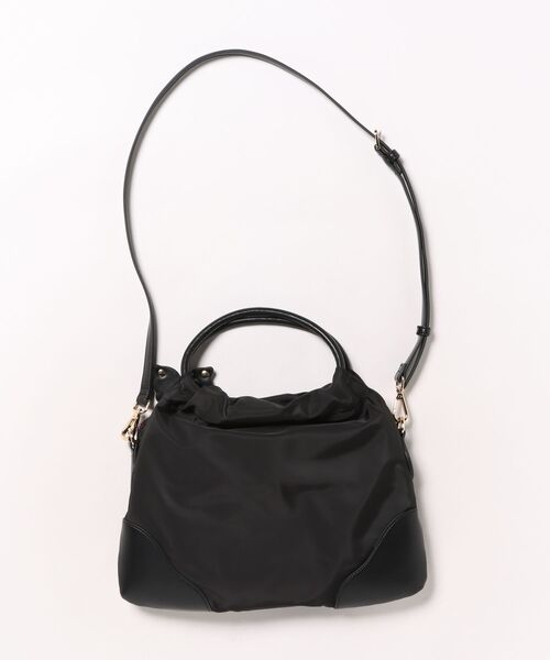 LANVIN en Bleu(ランバンオンブルー)の「バタフライツイスト 2WAYハンドバッグ(ハンドバッグ・レディース・ブラック/ダークパープル/グリーン・FREE)」の4枚目の写真