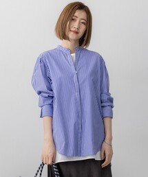 【新品同様】23区 ストライプ　トップス　大きい46 7101.jpg