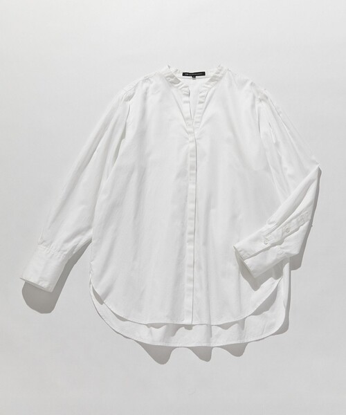 23区 S(ニジュウサンクチイサイサイズ)の「CANCLINI デザイン シャツ(シャツ/ブラウス・レディース・ブラウン系1/ホワイト系/ブルー系1/ピンク系1・32)」の21枚目の写真