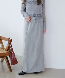 Kastane（カスタネ）の「【SAWAMOTO企画/WEB限定】メロウスウェットスカート（スカート）」