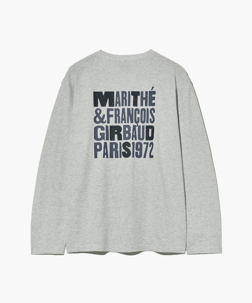 BOLD LOGO LONG SLEEVE（Tシャツ/カットソー）｜MARITHE + FRANCOIS