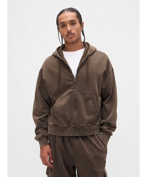 OLD GAP vintage ブラウン フード付きパーカー OLD GAP vintage ブラウン フード付きパーカー