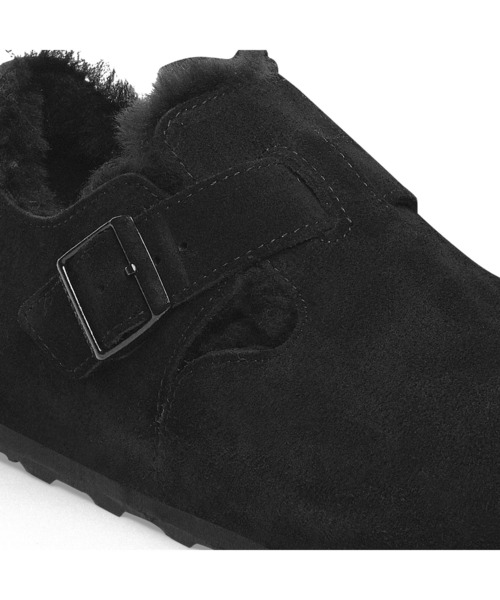 BIRKENSTOCK（ビルケンシュトック）の「London Shearling / ロンドンシアリング シアリングブラック 【ナロー幅】 UNISEX（その他シューズ・メンズ・ブラック・37(24cm)）」の3枚目の写真