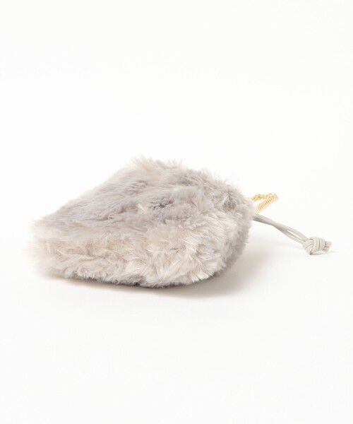 B:MING by BEAMS（ビーミングバイビームス）の「フェイク ファー チェーン バッグ（ショルダーバッグ・レディース・ライトグレー/ブラウン系その他・ONE SIZE）」の7枚目の写真