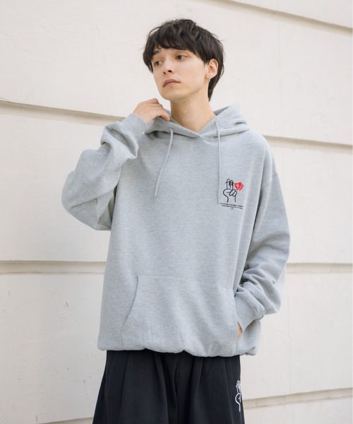 kaoyorinakami（カオヨリナカミ）の「peace hoodie / ピースフーディ（パーカー・メンズ・ネイビー/グレー/ブラック・SMALL/MEDIUM/LARGE/X-LARGE）」の17枚目の写真