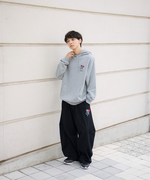 kaoyorinakami（カオヨリナカミ）の「peace hoodie / ピースフーディ（パーカー・メンズ・ネイビー/グレー/ブラック・SMALL/MEDIUM/LARGE/X-LARGE）」の22枚目の写真