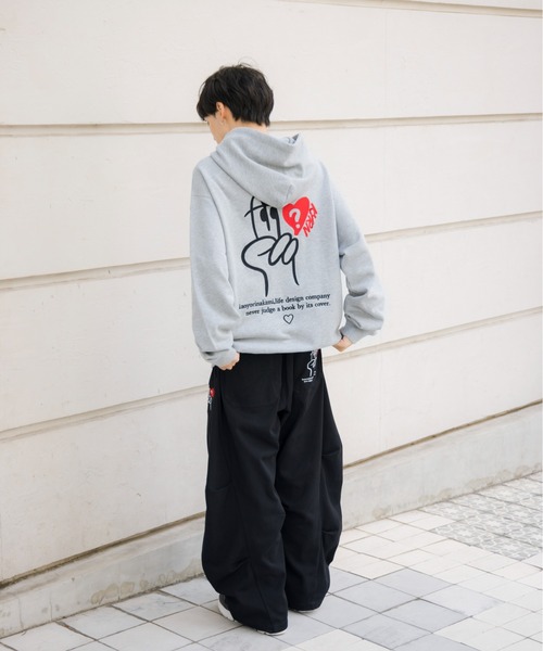 kaoyorinakami（カオヨリナカミ）の「peace hoodie / ピースフーディ（パーカー・メンズ・ネイビー/グレー/ブラック・SMALL/MEDIUM/LARGE/X-LARGE）」の20枚目の写真