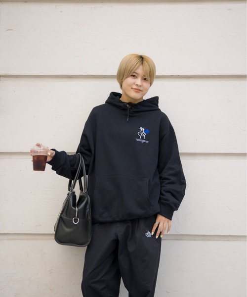 kaoyorinakami（カオヨリナカミ）の「peace hoodie / ピースフーディ（パーカー・メンズ・ネイビー/グレー/ブラック・SMALL/MEDIUM/LARGE/X-LARGE）」の10枚目の写真