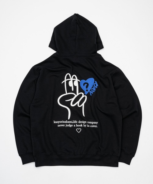 LaughteR パーカー（PEACEくん） peace hoodie / ピースフーディ（パーカー）｜kaoyorinakami