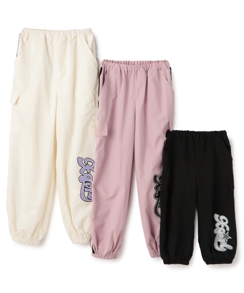 X-girl Stages(エックスガールステージス)の「【TBSドラマ フェイクマミー 着用アイテム】カーゴポケットラインパンツ(カーゴパンツ・キッズ・ピンク/ブラック/アイボリー・130cm/120cm/140cm/100cm/110cm)」の11枚目の写真