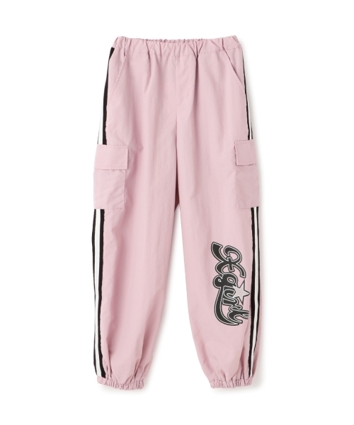 X-girl Stages(エックスガールステージス)の「【TBSドラマ フェイクマミー 着用アイテム】カーゴポケットラインパンツ(カーゴパンツ・キッズ・ピンク/ブラック/アイボリー・130cm/120cm/140cm/100cm/110cm)」の13枚目の写真