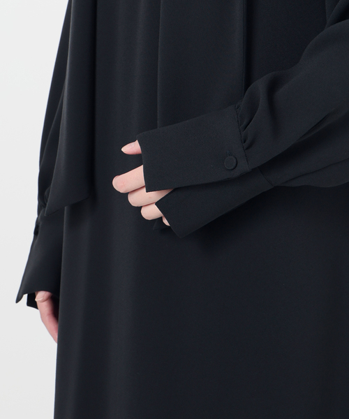 VERMEIL par iena（ヴェルメイユパーイエナ）の「NEW 2WAY ボウタイワンピース（ワンピース・レディース・ブラウン/ネイビー・FREE）」の16枚目の写真