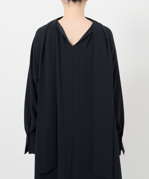 VERMEIL par iena（ヴェルメイユパーイエナ）の「NEW 2WAY ボウタイワンピース（ワンピース・レディース・ブラウン/ネイビー・FREE）」の19枚目の写真