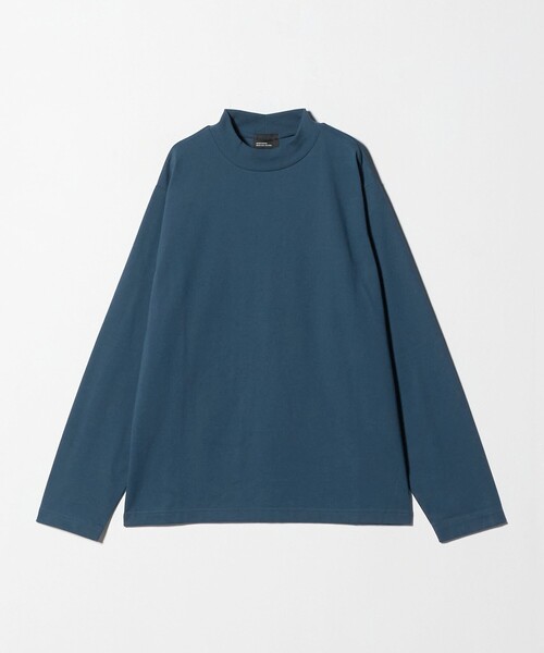 green label relaxing(グリーンレーベルリラクシング)の「【WEB限定】JUST fit デイリーモック 長袖 Tシャツ -吸水速乾・抗菌-(Tシャツ/カットソー・メンズ・ターコイズブルー系/ライム/ホワイト/ライトグレー/ブラック/ネイビー/ロイヤルブルー・M/S/XL/L)」の22枚目の写真