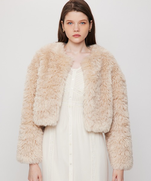 DEICY（デイシー）の「Variation エコファーショートコート（その他