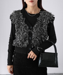 Riberry | ループヤーンニットベスト(ベスト)